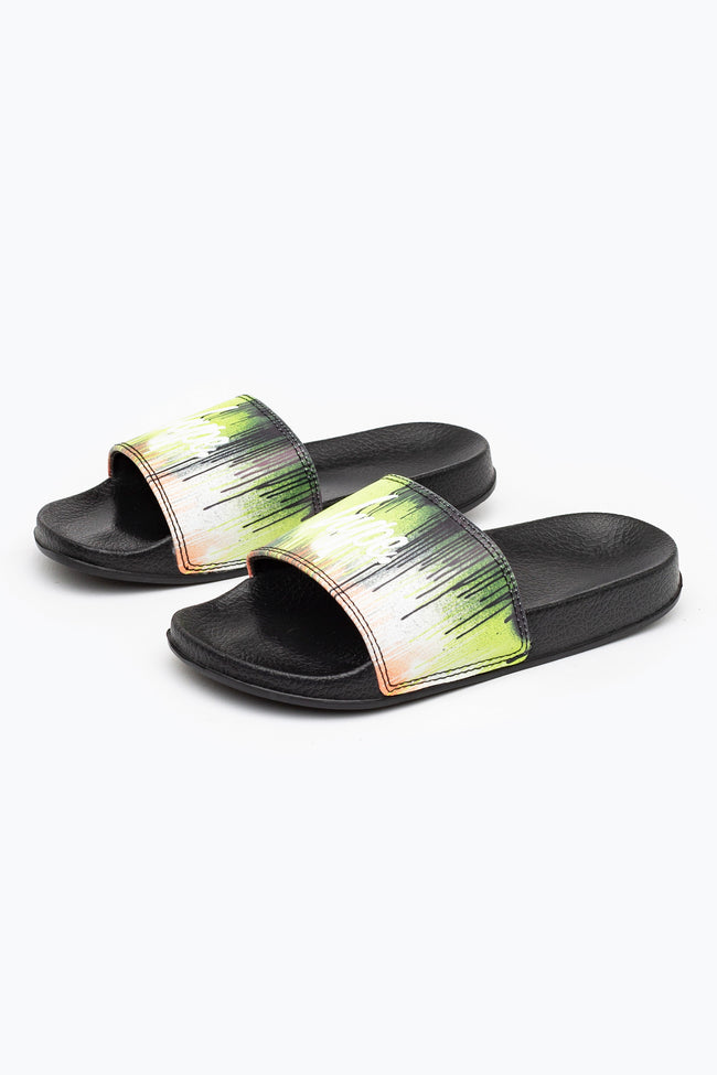 HYPE NEON DRIPS KIDS SLIDERS