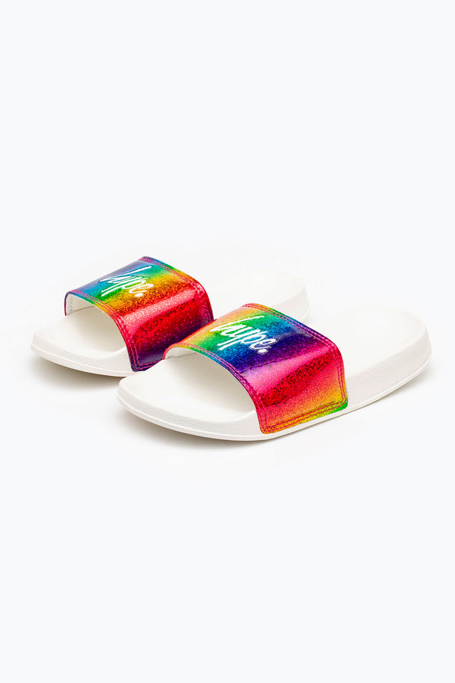 HYPE HOLO GLITTER KIDS SLIDERS