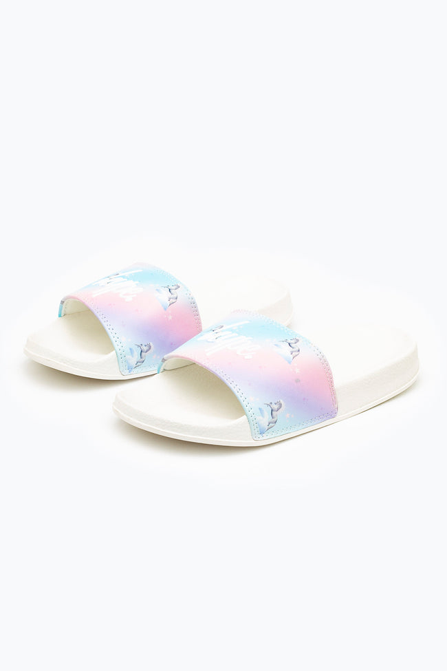 HYPE UNICORN FADE KIDS SLIDERS