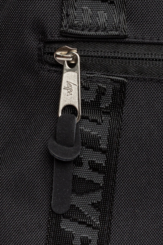 Hype Black Boxy Backpack