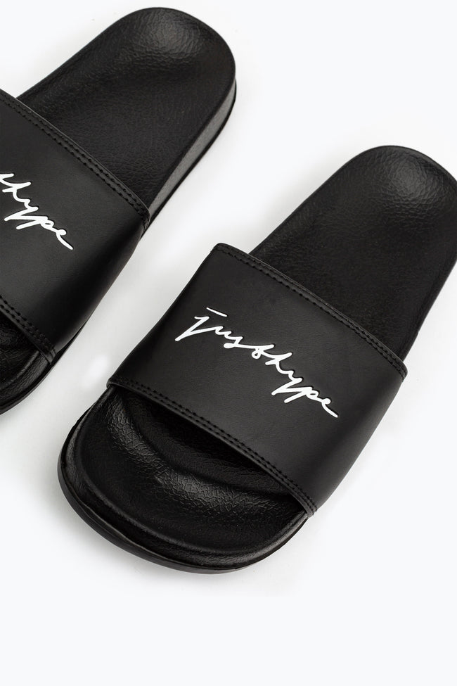 Hype Black Signature Adult Sliders