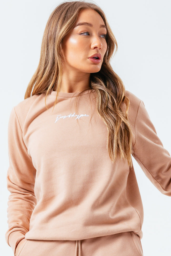 HYPE SAND SCRIBBLE WOMEN'S CREW NECK