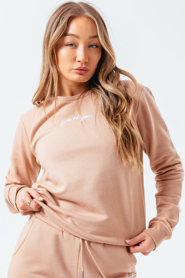 HYPE SAND SCRIBBLE WOMEN'S CREW NECK