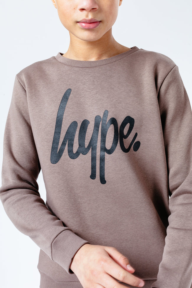 Hype Falcon Script Kids Crew Neck