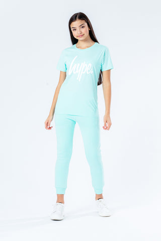 Hype Mint Script Kids T-Shirt