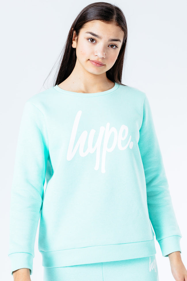 HYPE MINT SCRIPT KIDS CREW NECK