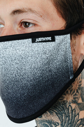 HYPE MENS SPECKLE FADE FACE MASK