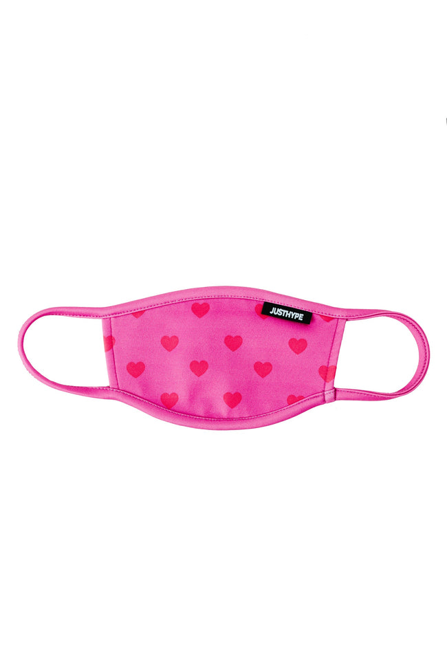 HYPE KIDS CUTE HEARTS FACE MASK