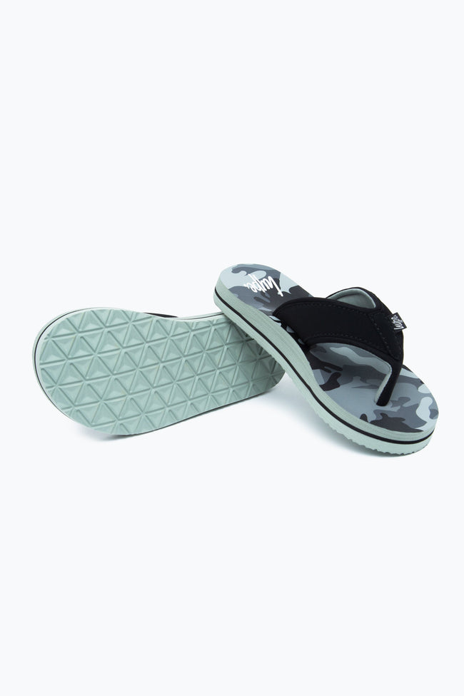 Hype Civil Camo Kids Foam Flip Flops