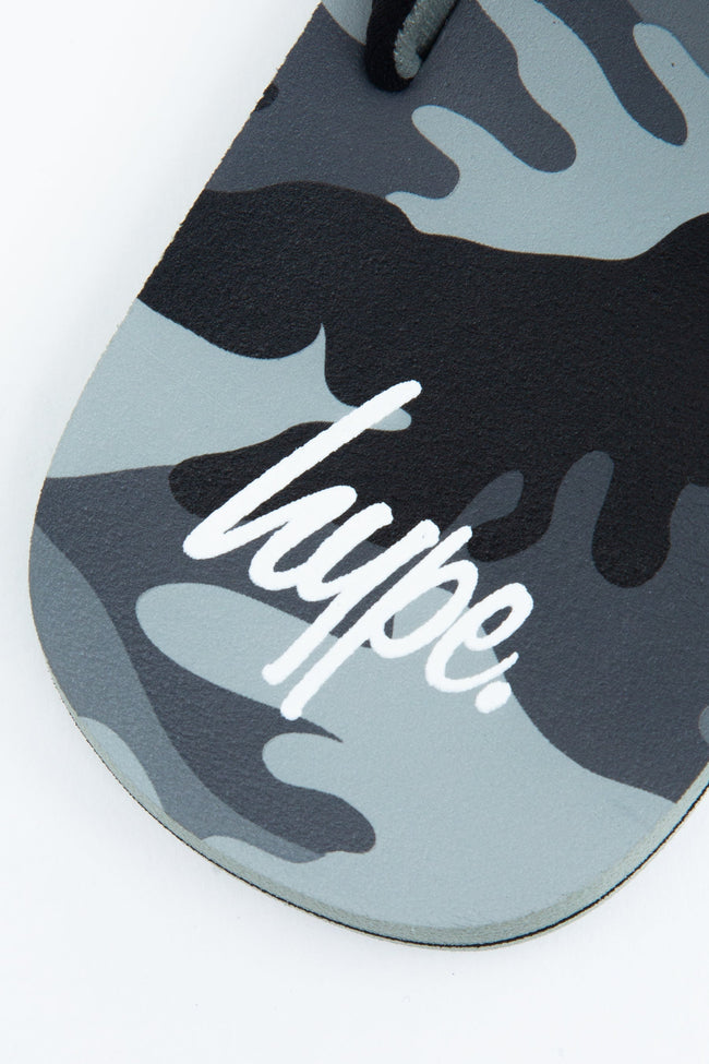 Hype Civil Camo Kids Foam Flip Flops