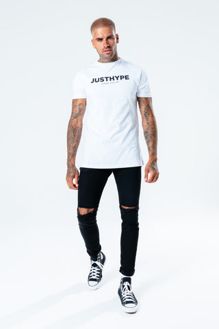 Hype White Justhype Men'S T-Shirt