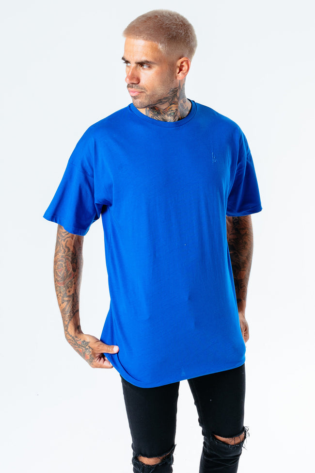 HYPE BLUE OVERSIZED MEN'S T-SHIRT