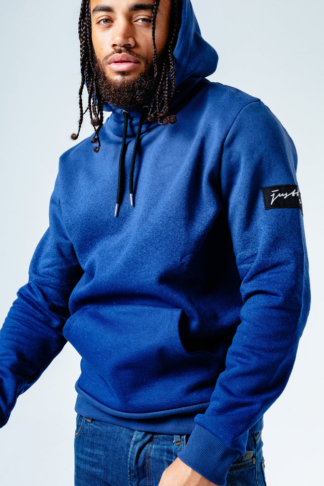 Hype Navy Speckle Fade Men'S Pullover Hoodie