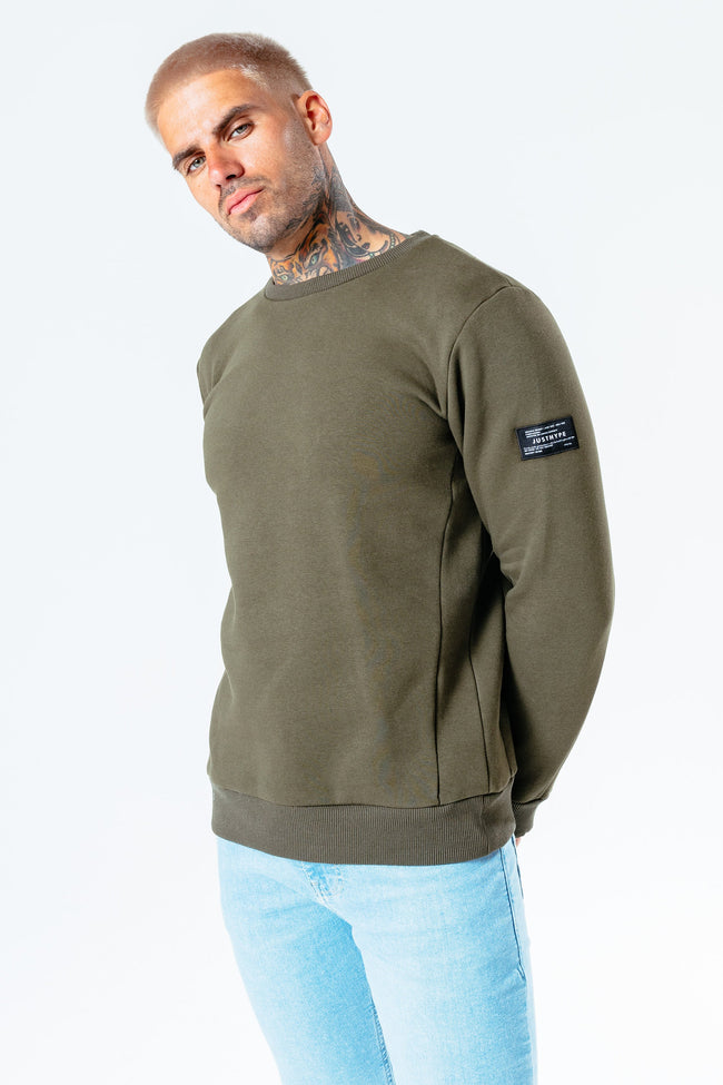 HYPE KHAKI INSIGNIA MEN'S CREW NECK