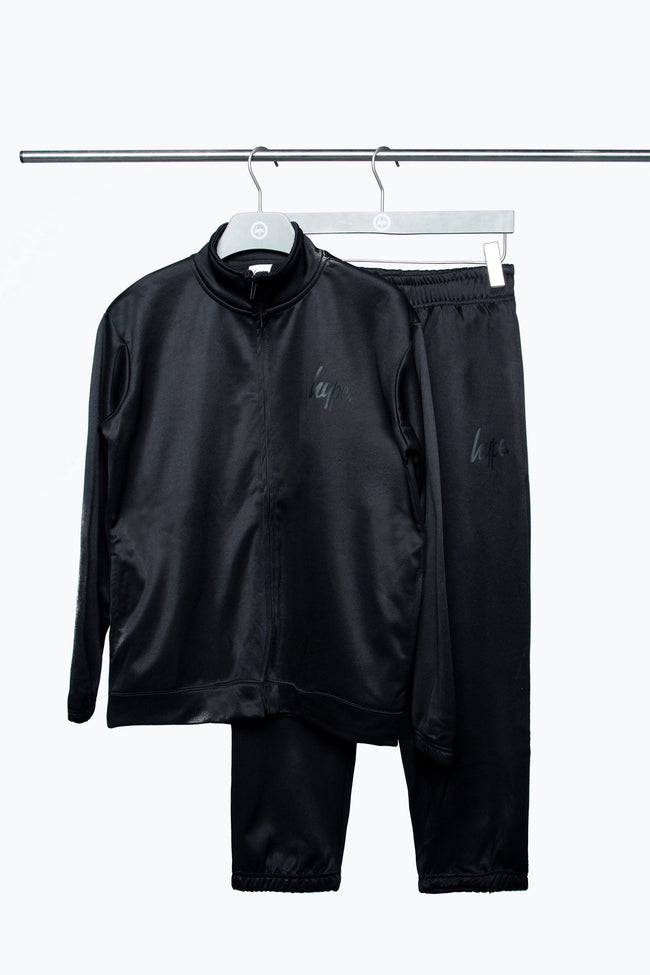 Hype Essential Black Kids Tracksuit