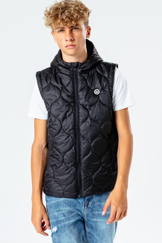 HYPE BLACK KIDS GILET