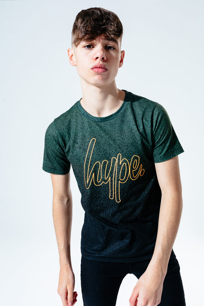 HYPE KHAKI SPECKLE FADE BOYS T-SHIRT