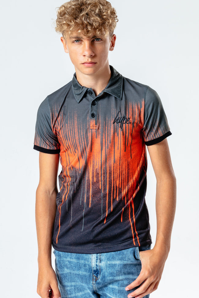 HYPE FORCE DRIPS BOYS POLO SHIRT