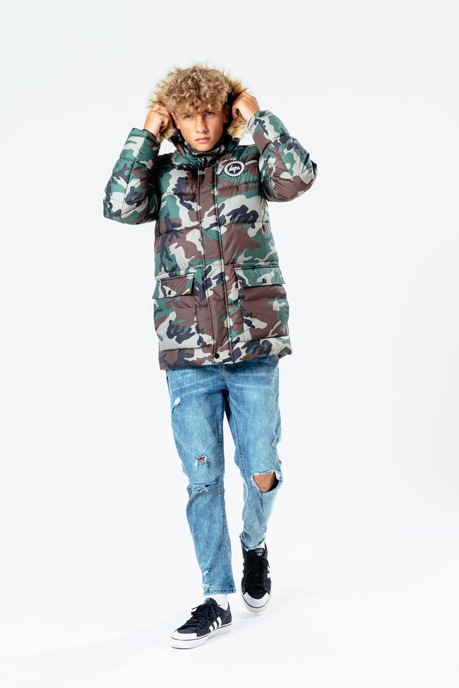 Hype Camo Kids Explorer Jacket