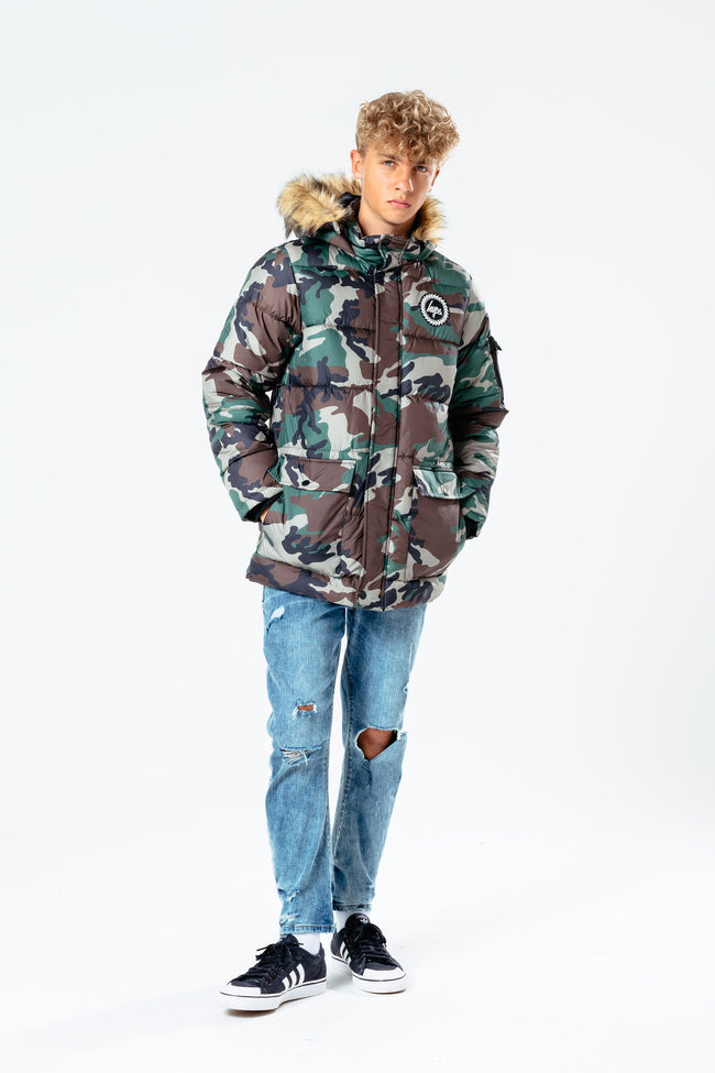 Hype Camo Kids Explorer Jacket