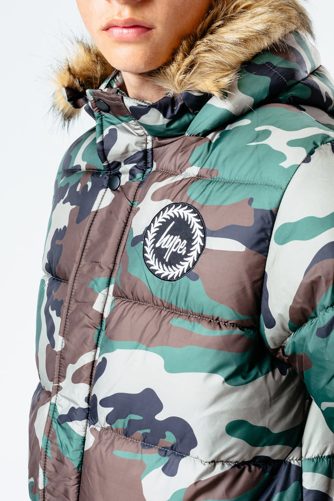 Hype Camo Kids Explorer Jacket