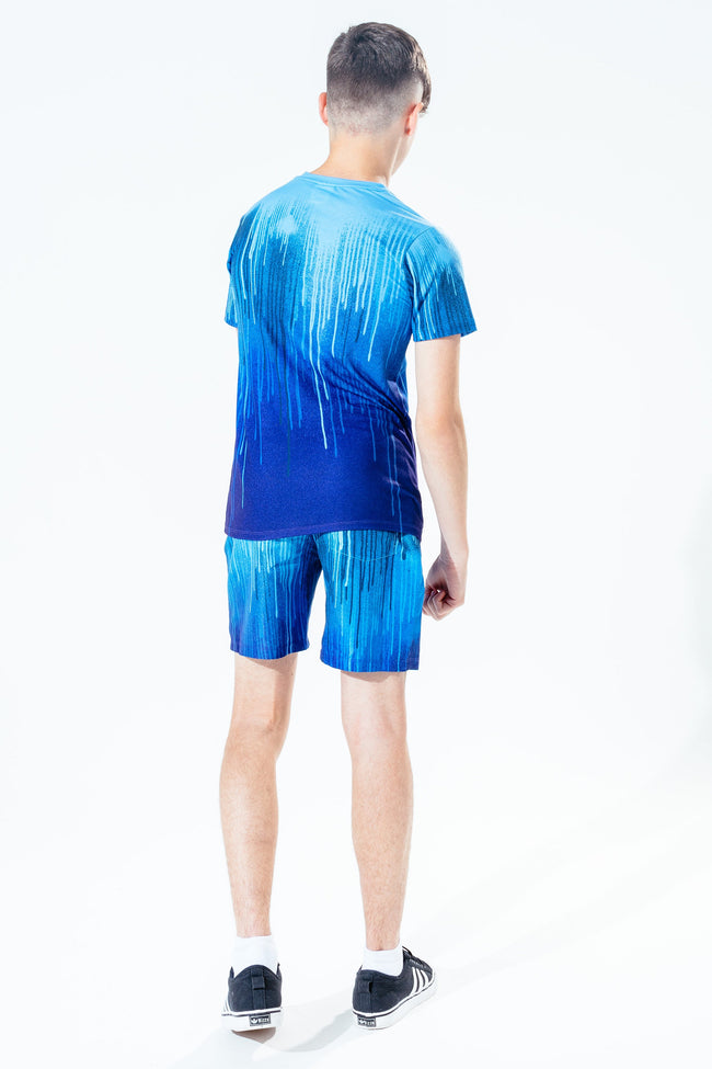 Hype Blue Drips Kids Shorts