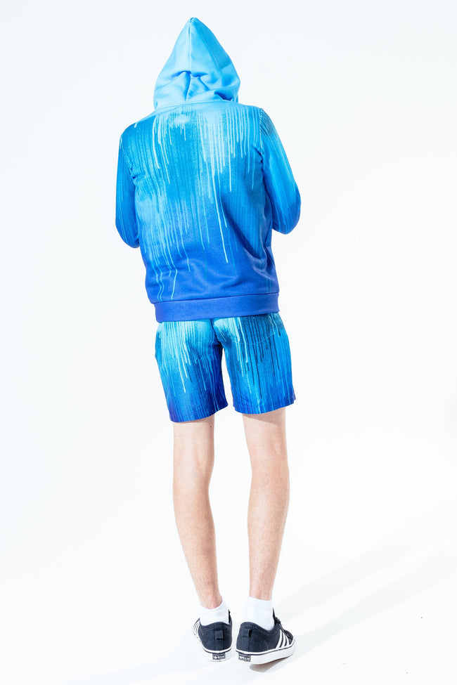 Hype Blue Drips Kids Shorts