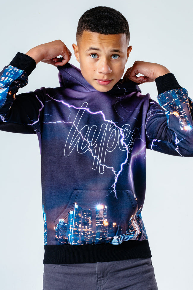 HYPE SKYLINE KIDS PULLOVER HOODIE