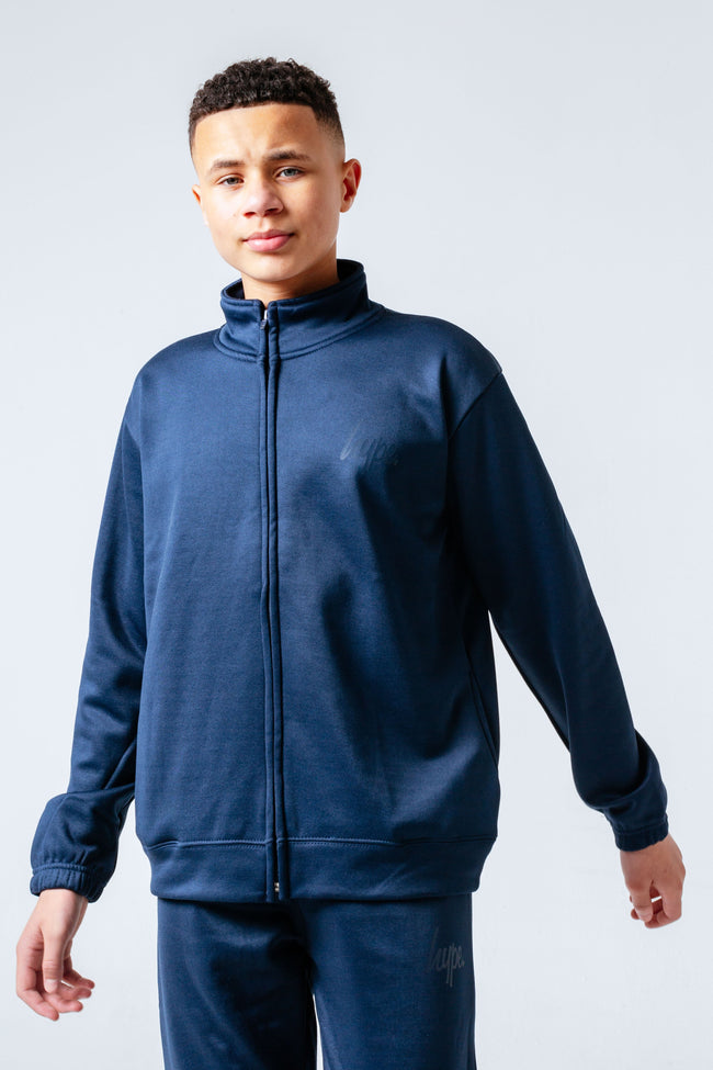 HYPE NAVY ESSENTIAL BOYS TRACKSUIT