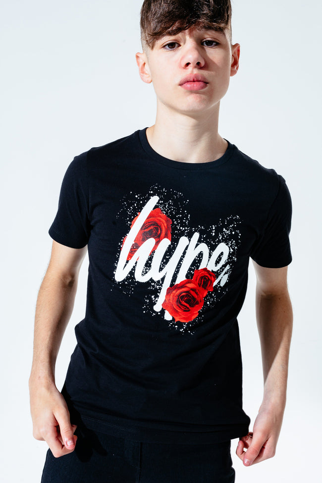 HYPE ROSE SCRIPT KIDS T-SHIRT