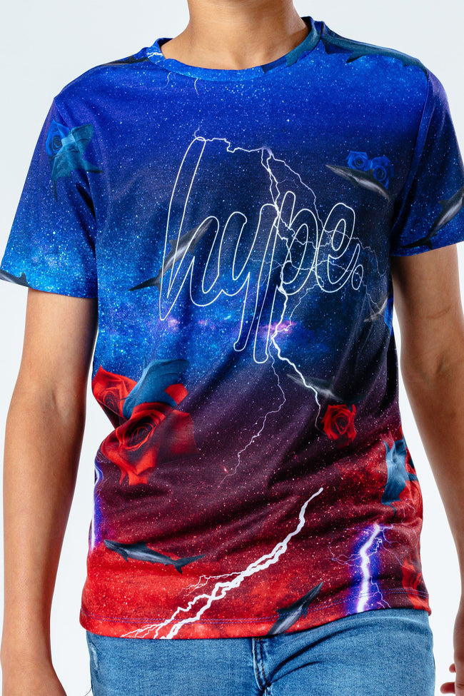 HYPE SHARK STORM KIDS T-SHIRT