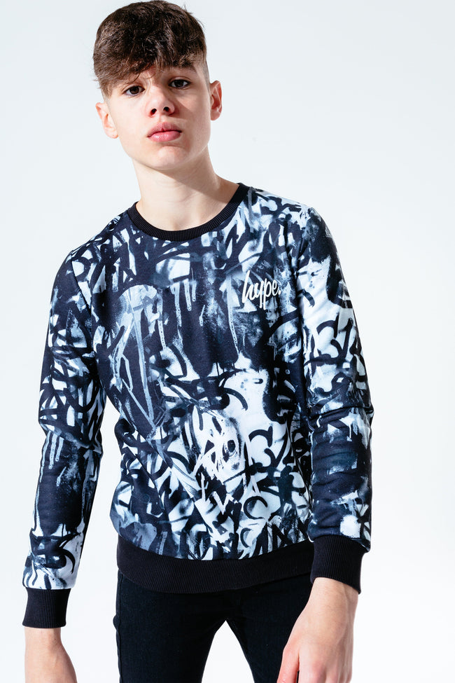 HYPE MONO MARKER PEN KIDS CREW NECK