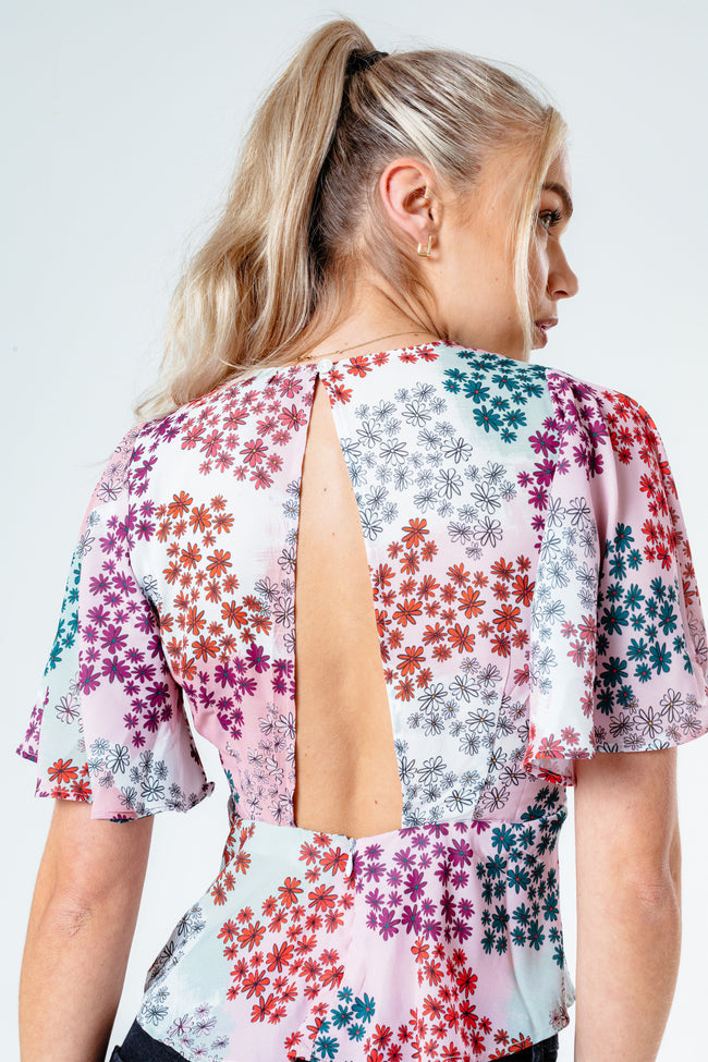 Hype Paint Daisy Women'S Blouse