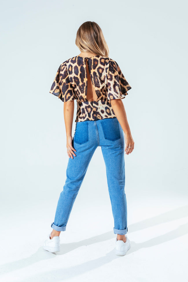 Hype Leopard Women'S Blouse