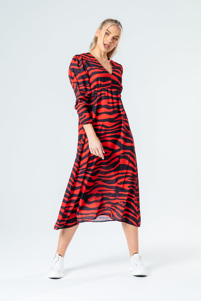 HYPE BRICK TIGER WOMEN'S DRESS