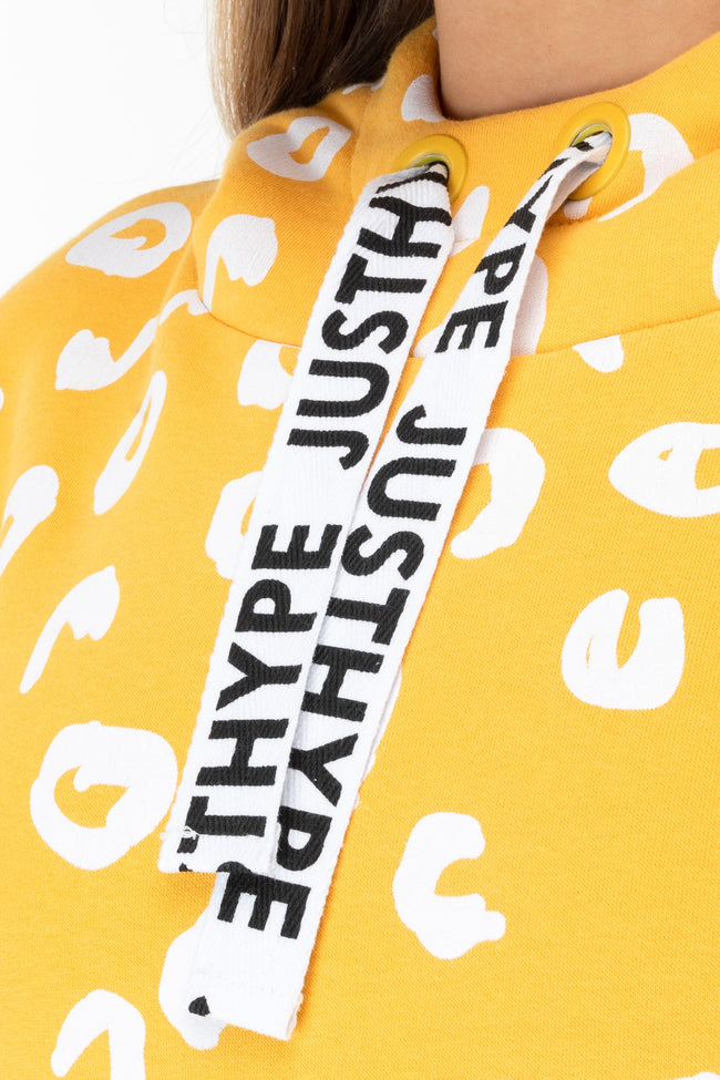 Hype Mango Spots Women'S Pullover Hoodie