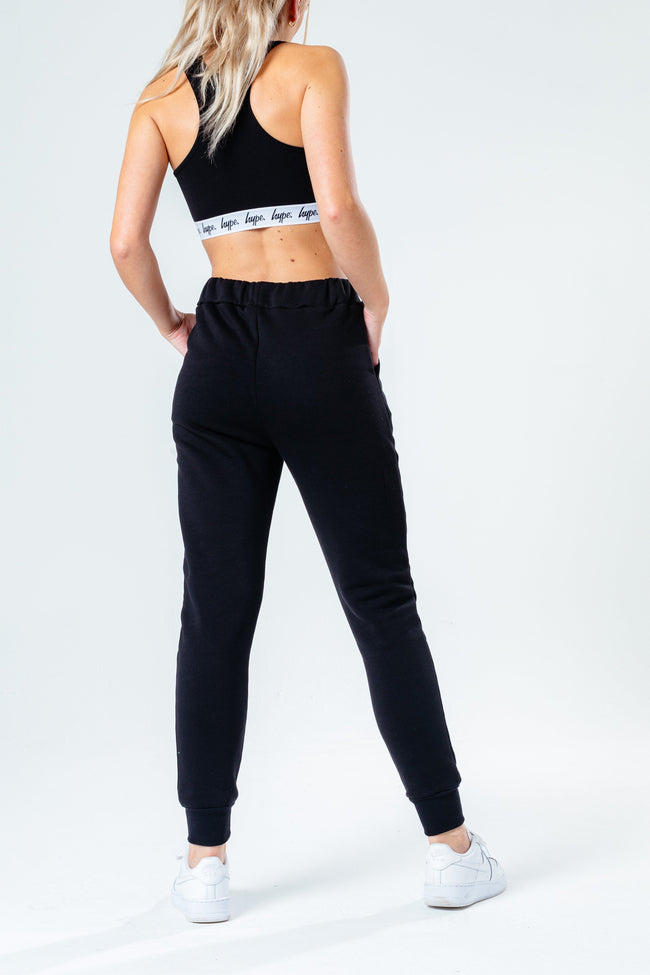 HYPE BLACK ON BLACK WOMEN'S JOGGERS