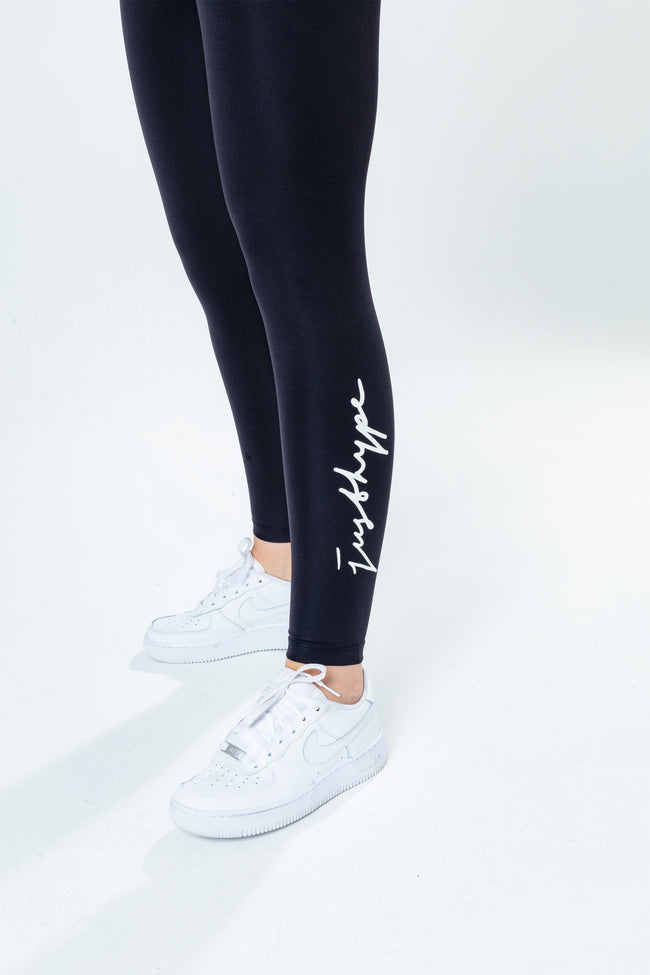 HYPE BLACK SCRIBBLE WOMEN'S LEGGINGS