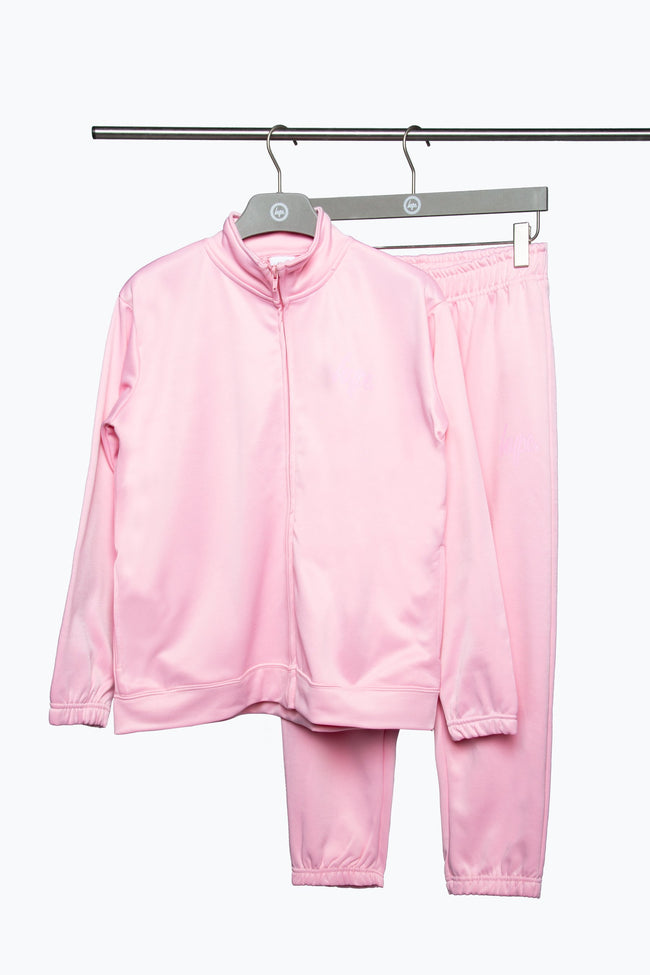 Hype Pink Essential Kids Trackuit