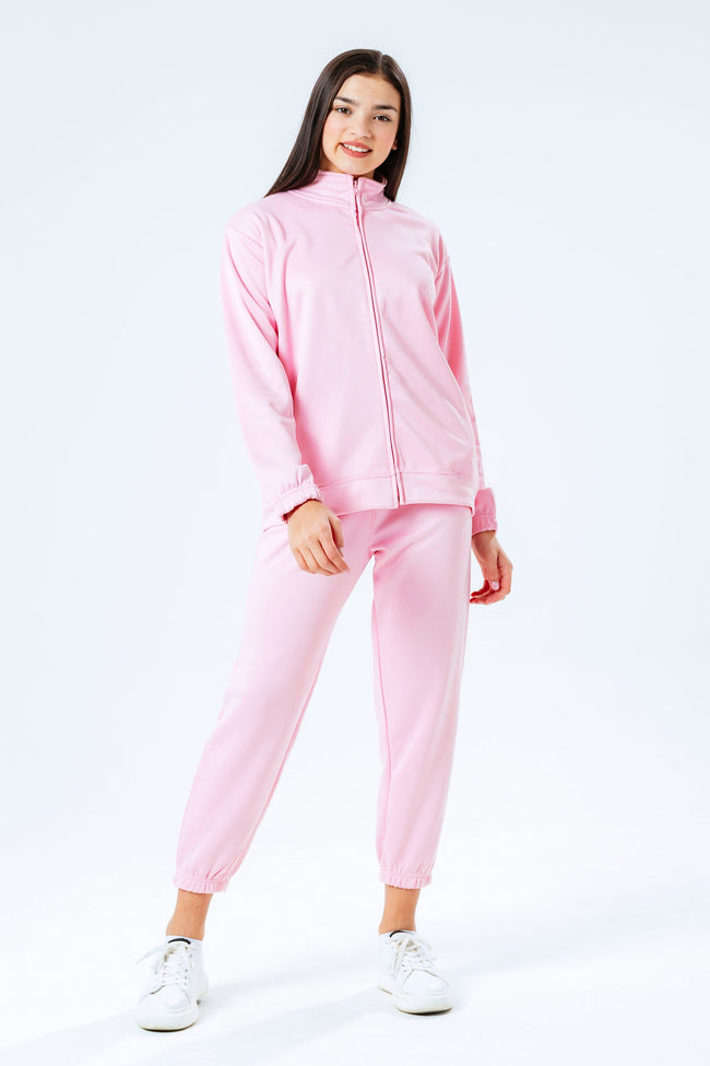 HYPE PINK ESSENTIAL GIRLS TRACKUIT