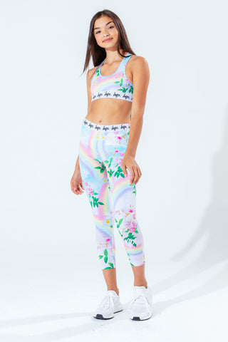 Hype Daisy Rainbow Kids Leggings