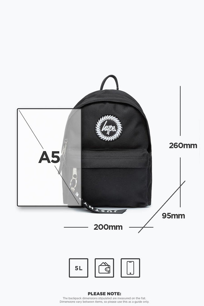 HYPE BLACK MINI BACKPACK