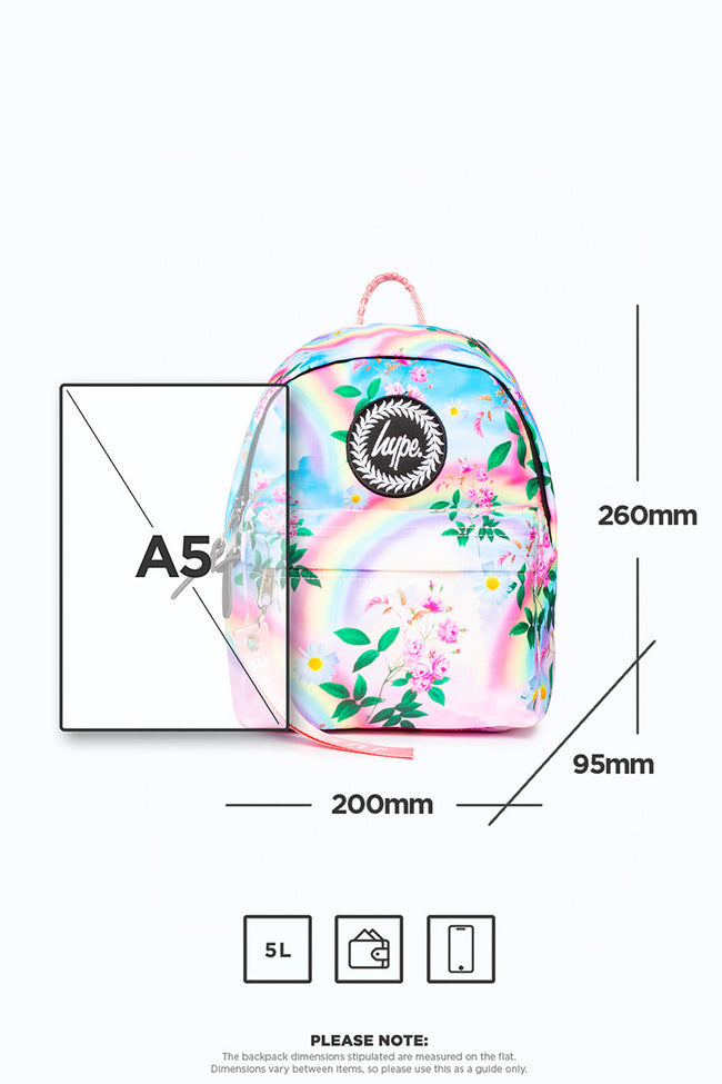 HYPE DAISY RAINBOW MINI BACKPACK