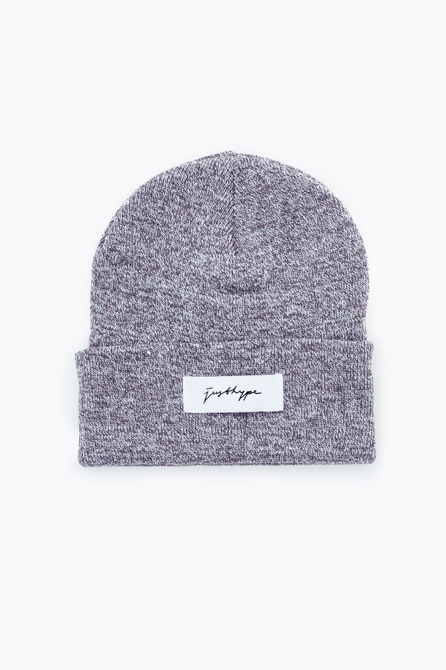 HYPE GREY SIGNATURE BEANIE