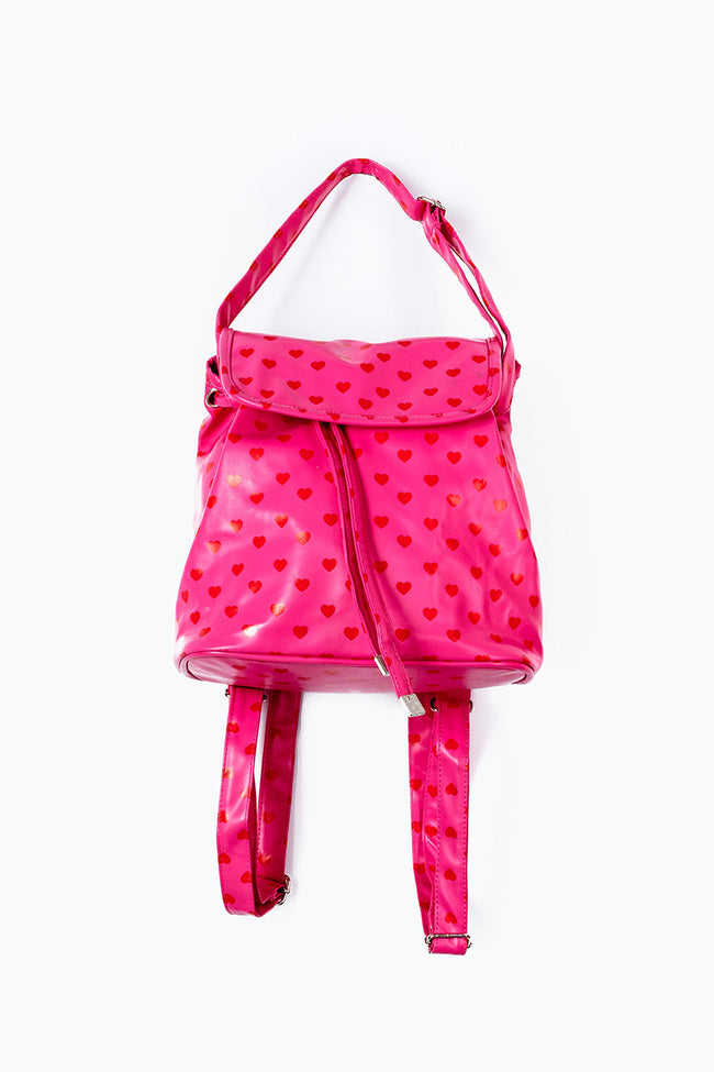 HYPE PINK HEART JOLIE BACKPACK