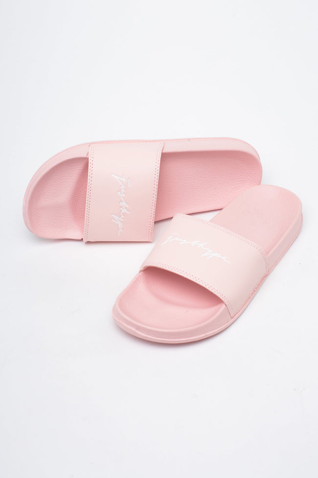 HYPE PINK SIGNATURE WOMEN'S SLIDERS