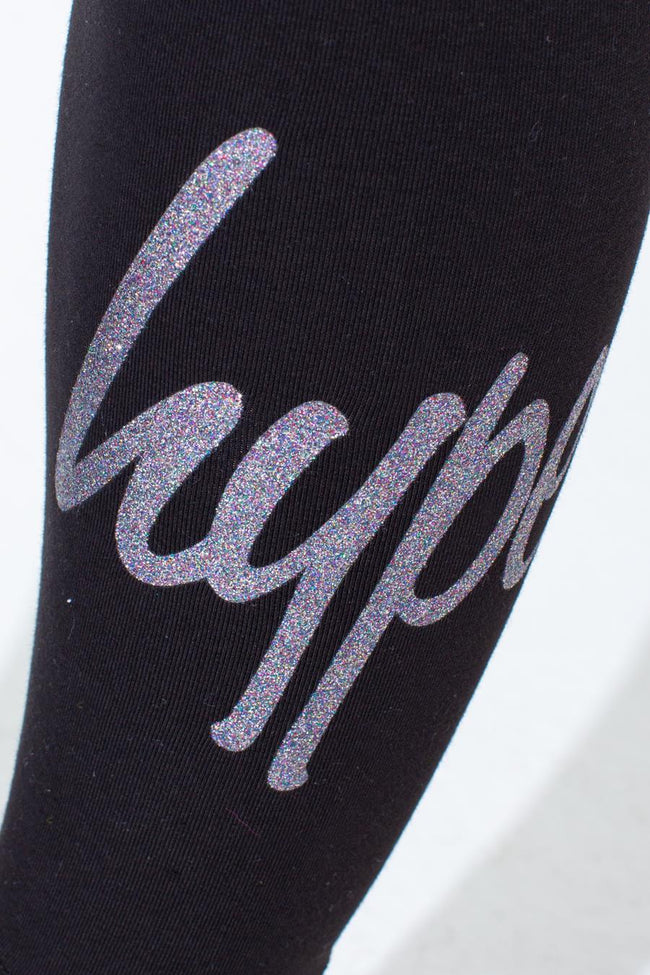 HYPE MULTI GLITTER KIDS LEGGINGS