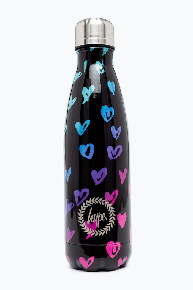 HYPE UNISEX SCRIBBLE HEART PINK CREST BOTTLE