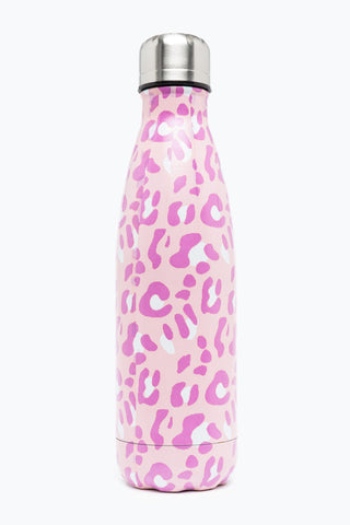 HYPE UNISEX PINK TONE ON TONE LEOPARD CREST BOTTLE