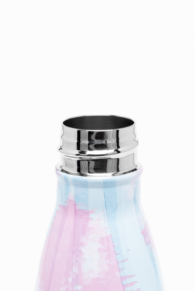 HYPE UNISEX SPLODGE TIE DYE BLUE AND LILAC CREST BOTTLE